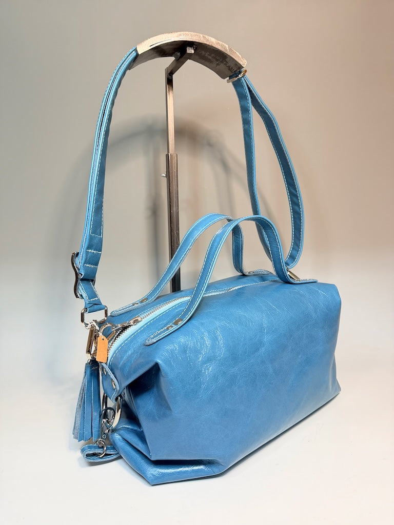 OCEAN BLUE LEATHER CAISSON - NH207