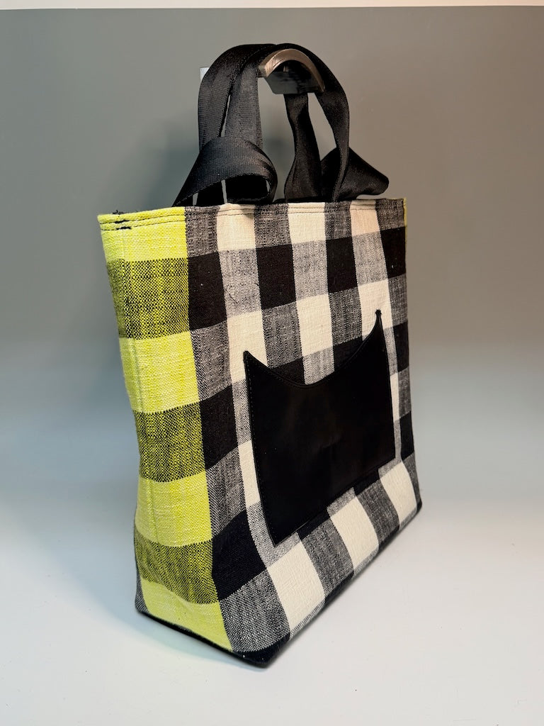 CAPRIS TOTE WIDE CHECK - NH210