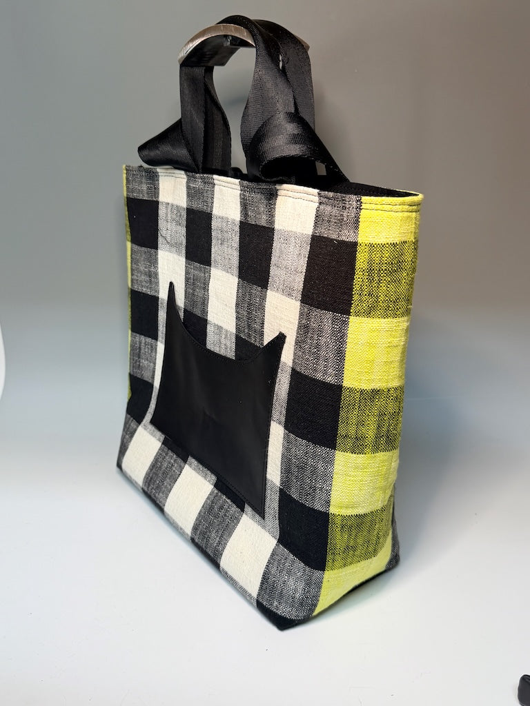 CAPRIS TOTE WIDE CHECK - NH210