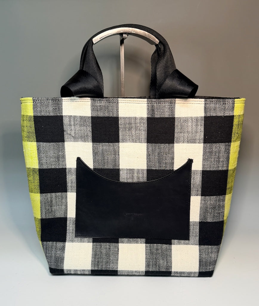 CAPRIS TOTE WIDE CHECK - NH210
