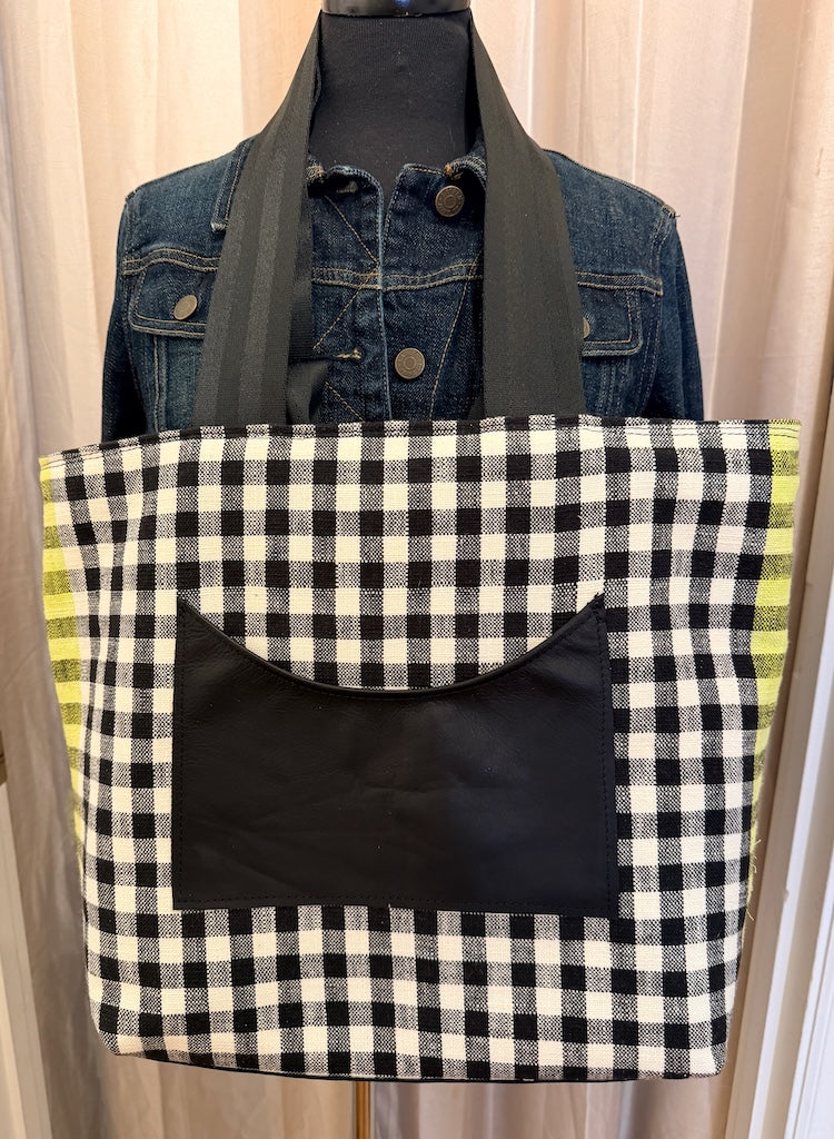 CAPRIS TOTE SMALL CHECK - NH211
