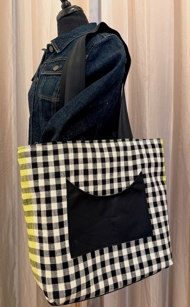 CAPRIS TOTE SMALL CHECK - NH211