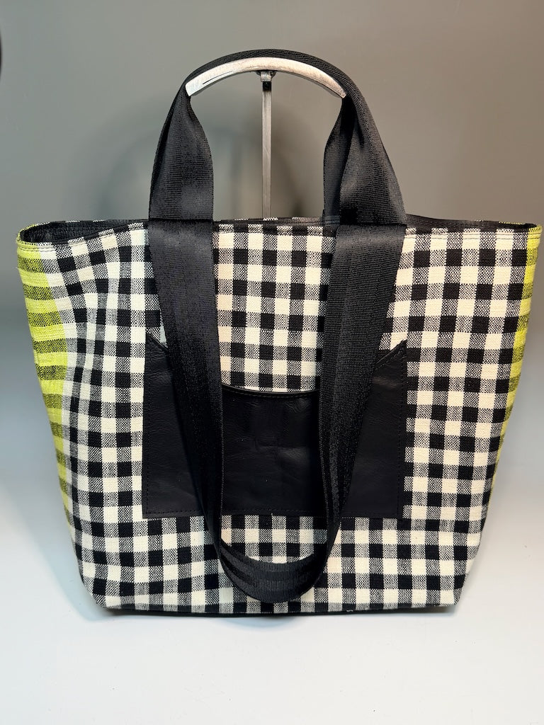 CAPRIS TOTE SMALL CHECK - NH211