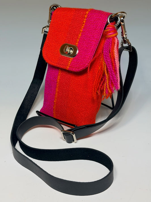 VINTAGE WOVEN TAPESTRY PHONE BAG - NH214