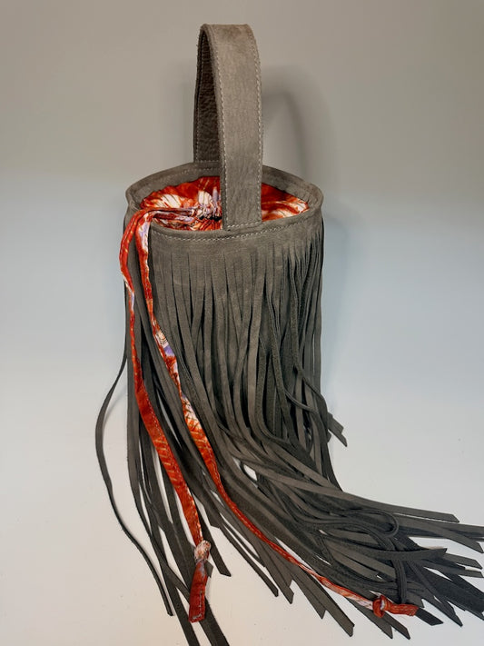 SUEDE TASSEL MINI TOTE NH229
