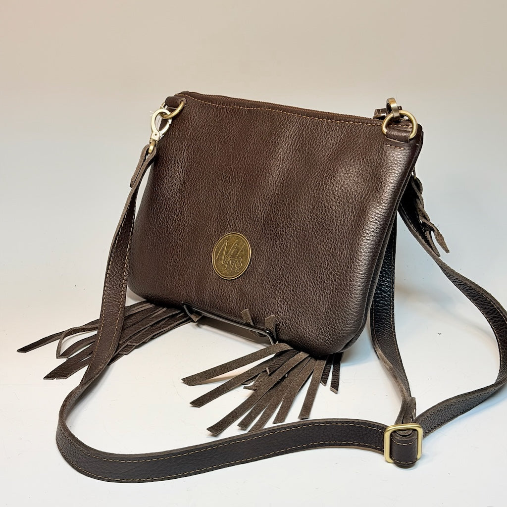 YIN TO MY YANG BOHO CROSSBODY BAG WITH FRINGE NH236