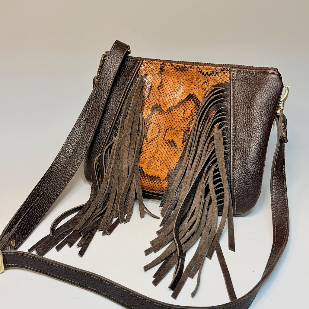 YIN TO MY YANG BOHO CROSSBODY BAG WITH FRINGE NH236