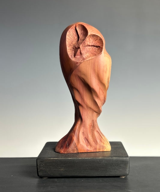 "NIGHTFALL REFLECTIONS" CEDAR WOOD SCULPTURE