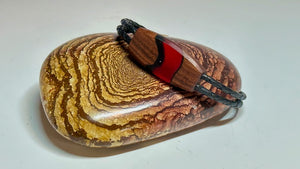Women's Mixed Media and Wood Leather Bracelet - NL125