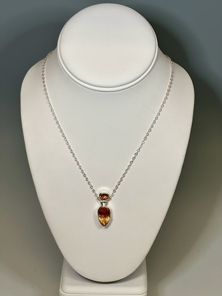 Imperial Topaz sterling store silver Necklace