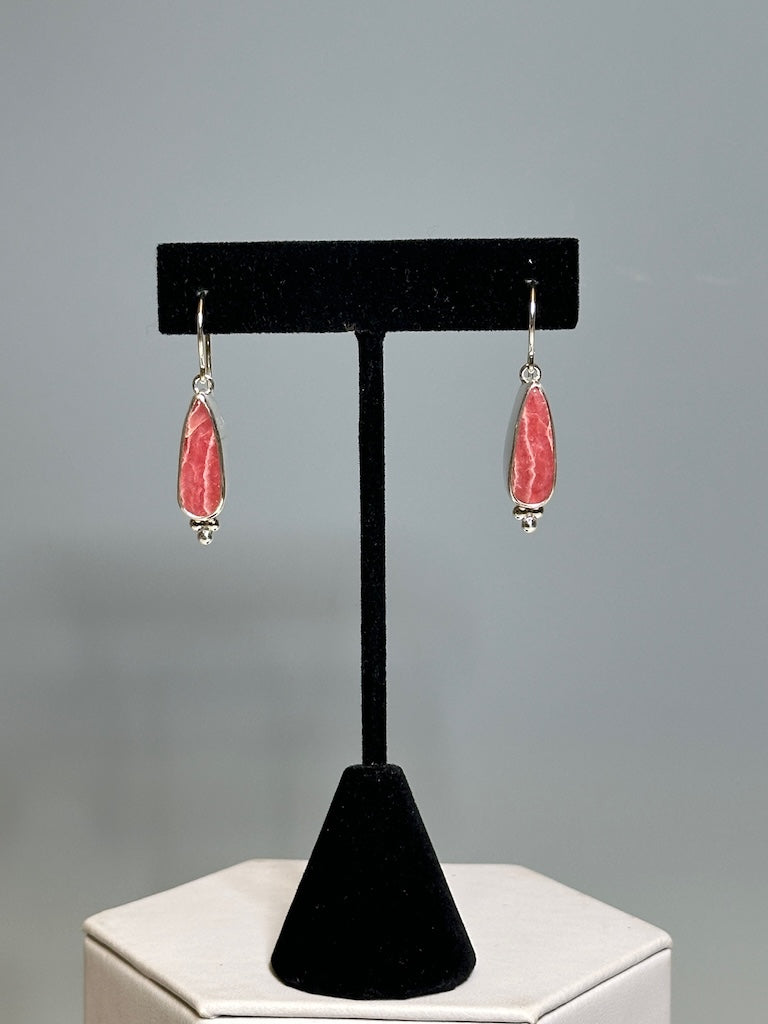 RHODOCHROSITE EARRINGS NM670E