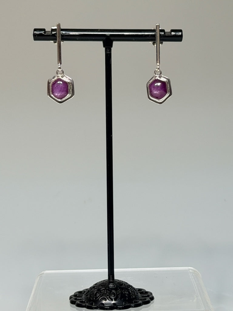 RUBY CABOCHON EARRINGS NM700E