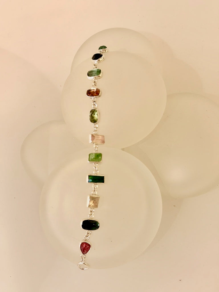 MULTI COLOR TOURMALINE BRACELET NM709B