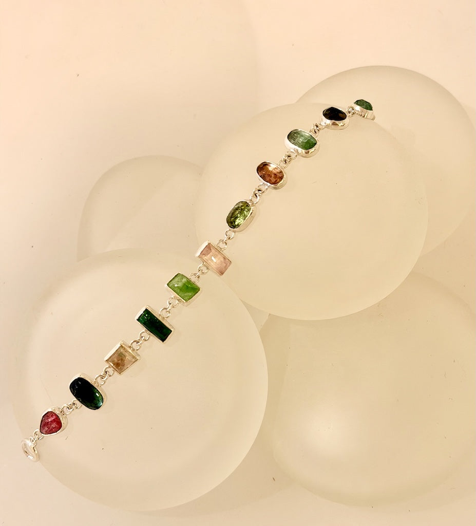MULTI COLOR TOURMALINE BRACELET NM709B