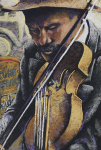 "OLD TIME FIDDLE""  Limited Edition Giclee Print
