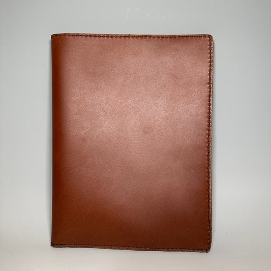 Handmade BROWN Leather Day Planner with Brass Closure PB125