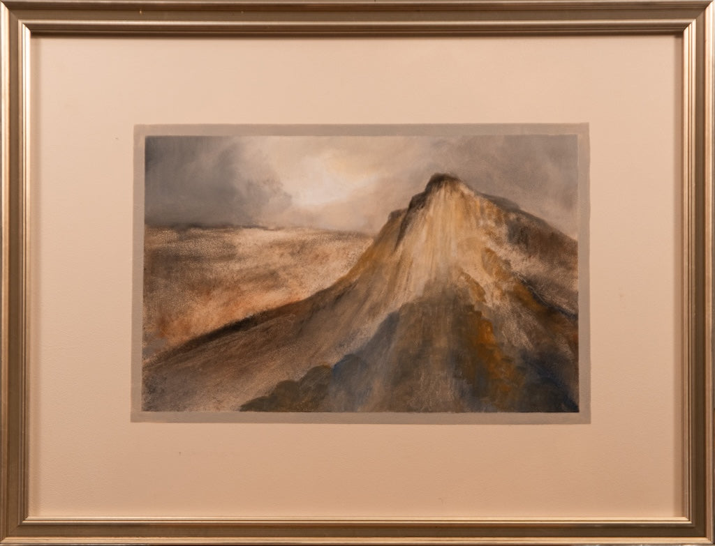 "PEAK PERFORMANCE" ORIGINAL OIL ON PAPER/FRAMED