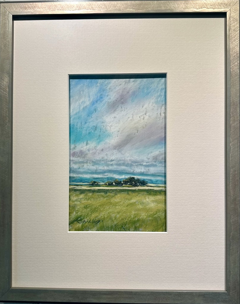 "BIG SKY VIEW" ORIGINAL PASTEL/FRAMED