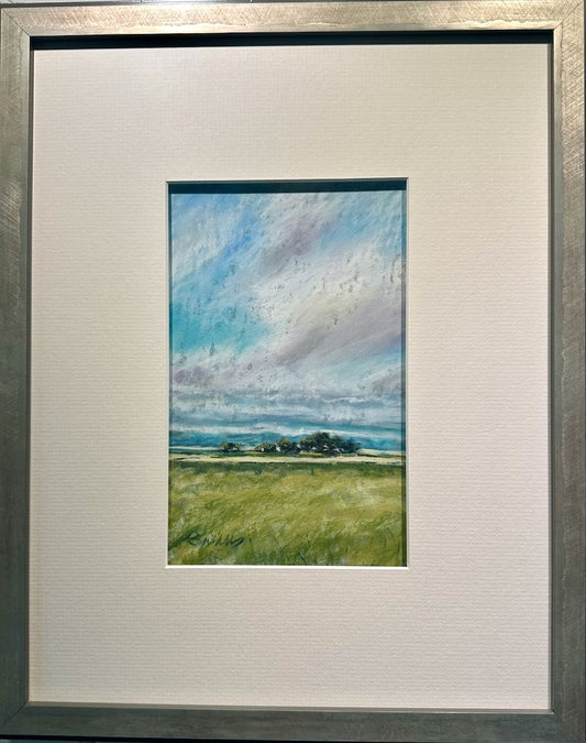 "BIG SKY VIEW" ORIGINAL PASTEL/FRAMED