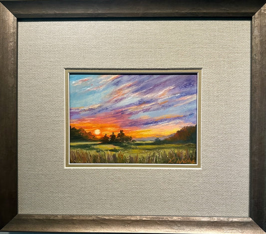 "MORNING SUNRISE" ORIGINAL PASTEL/FRAMED