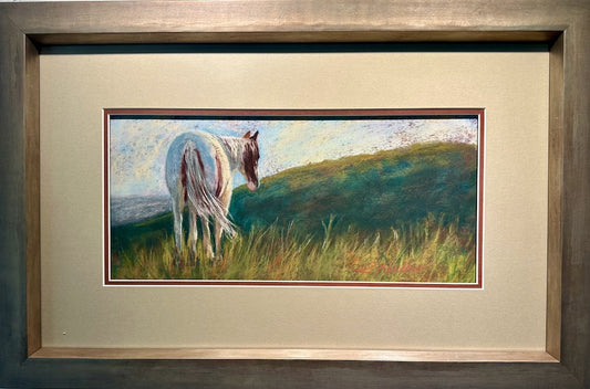 "WINSTON'S VIEW" ORIGINAL PASTEL/FRAMED