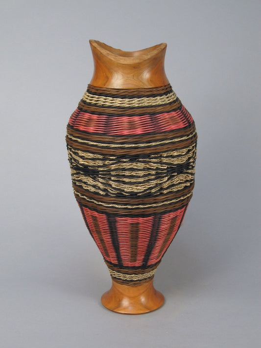 ROSE GENE'S CHERRY MIXED MEDIA SCULPTURE