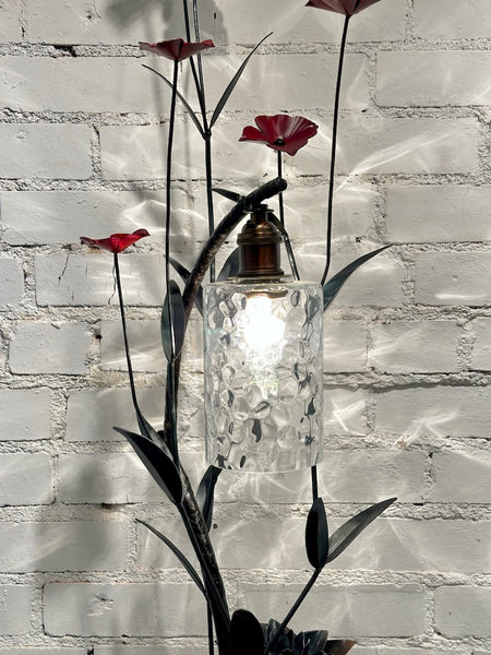 FIELD STUDY LAMP WITH RED LOTUS BASE