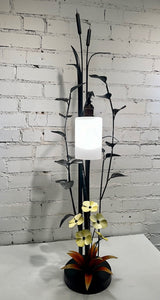 FIELD STUDY LAMP WITH YELLOW FLOWERS