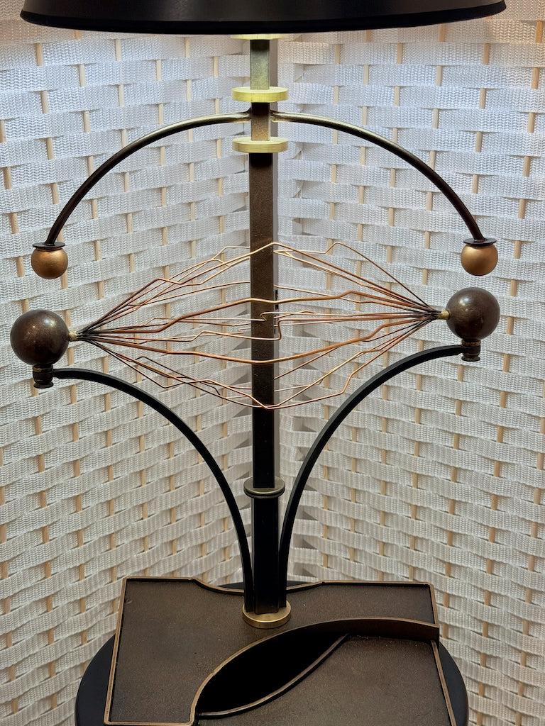 TESLA LAMP HAND FORGED METAL LAMP