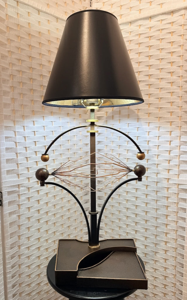TESLA LAMP HAND FORGED METAL LAMP