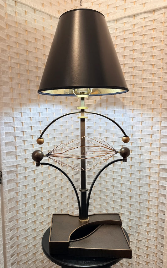 TESLA LAMP HAND FORGED METAL LAMP