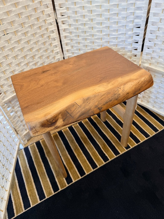 WALNUT BENCH WITH MAPLE LEGS II