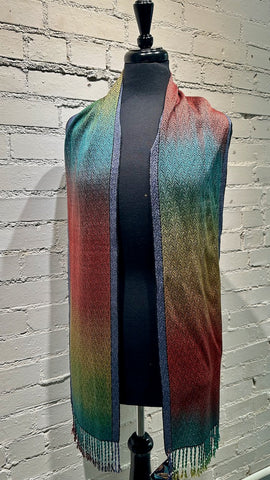 Bamboo and Tencel Hand Woven Scarf - SS146