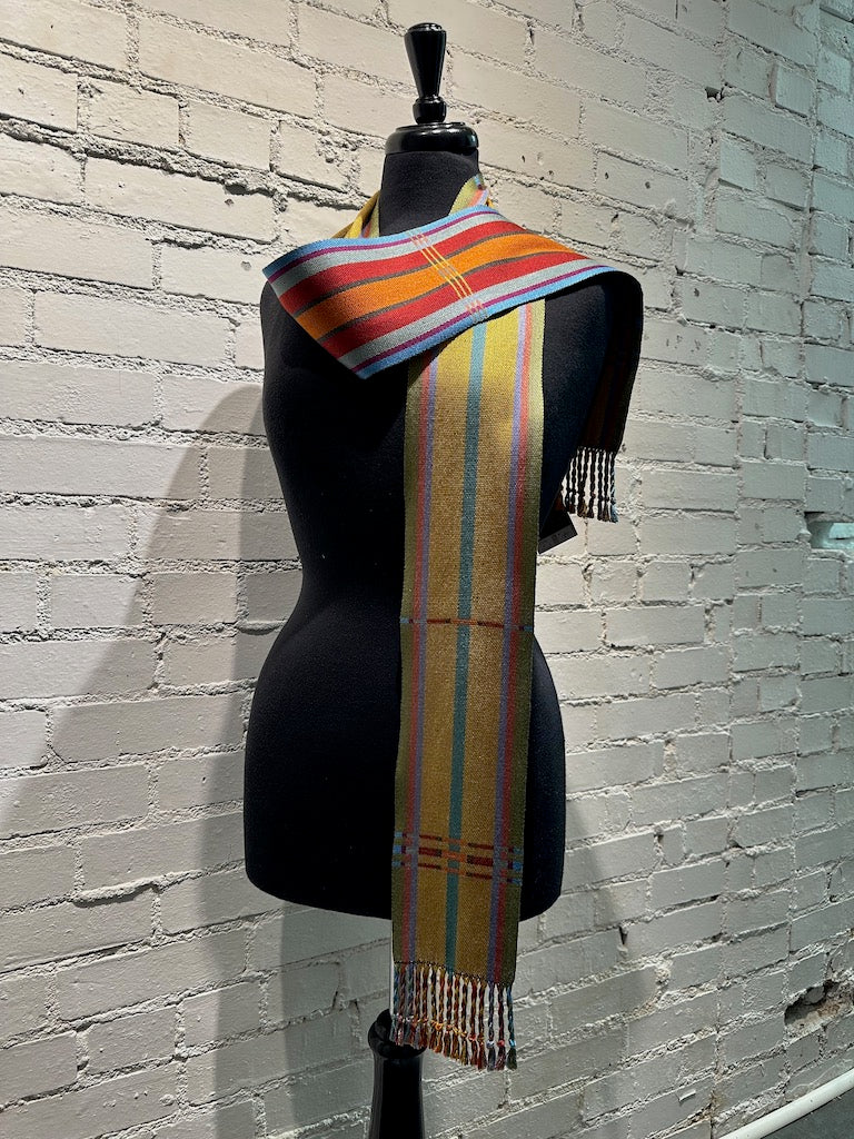 Tencel and Silk Hand Woven Scarf - SS161