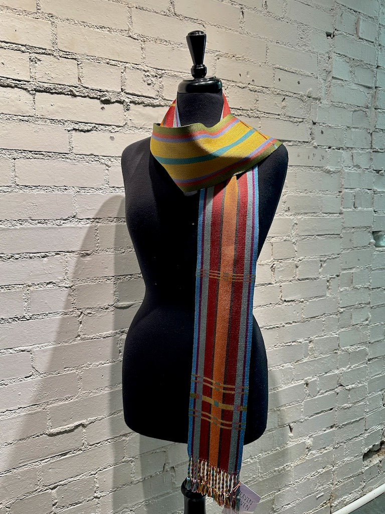 Tencel and Silk Hand Woven Scarf - SS161