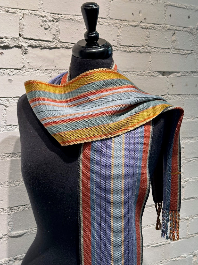 Tencel and Bamboo Hand Woven Scarf - SS162
