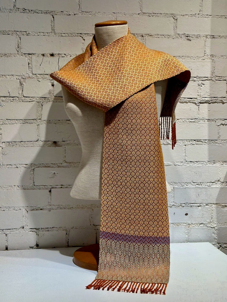 Tencel and Bamboo Hand Woven Scarf - SS172