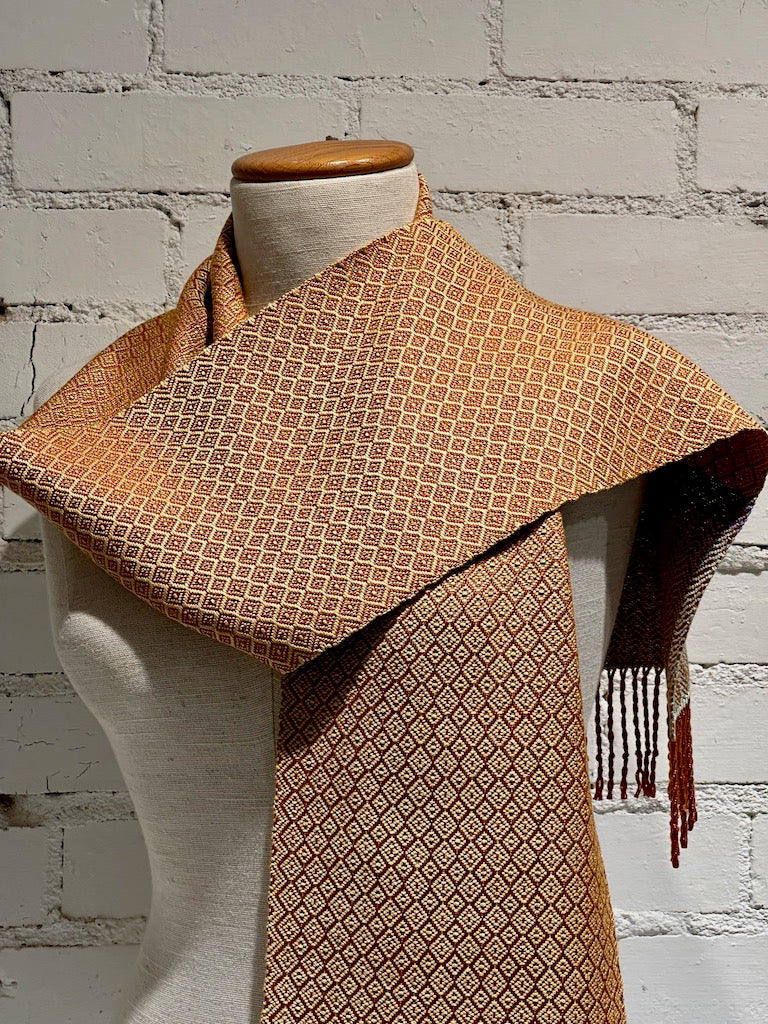 Tencel and Bamboo Hand Woven Scarf - SS172