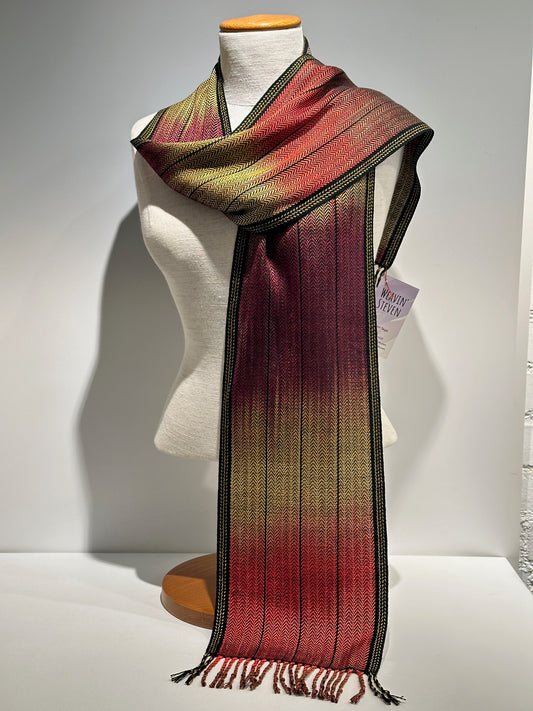 BAMBOO AND TENCEL HANDWOVEN SCARF - SS181
