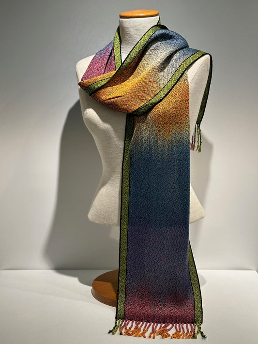 BAMBOO AND TENCEL HANDWOVEN SCARF - SS182