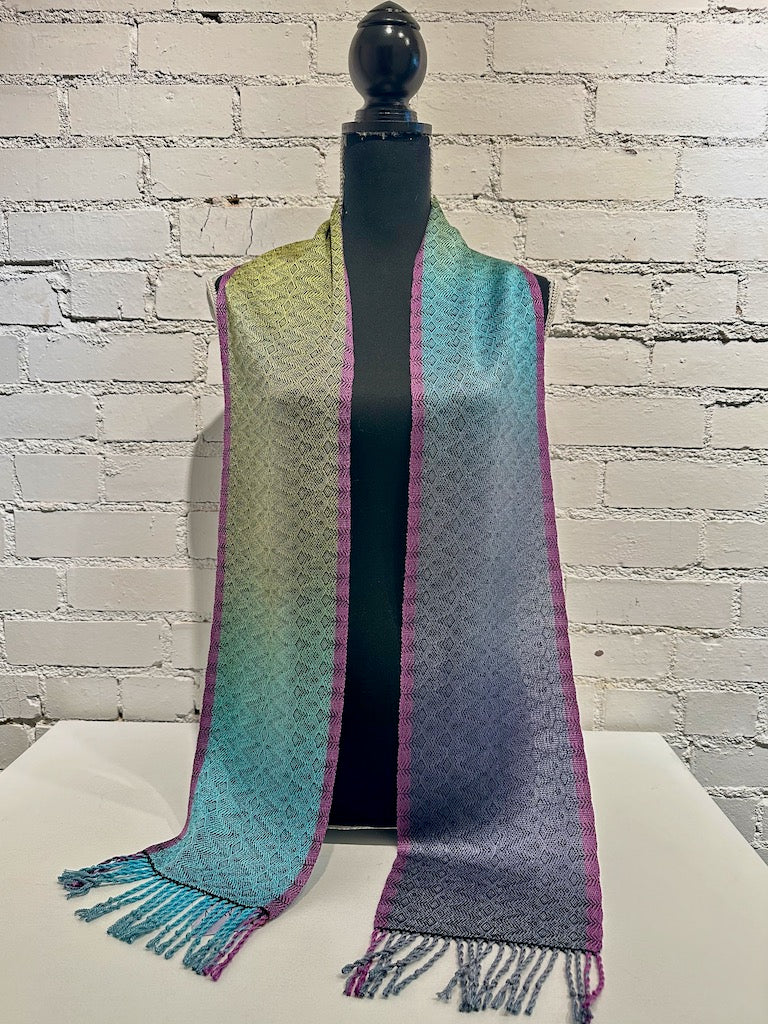 BAMBOO AND TENCEL HANDWOVEN SCARF - SS190A