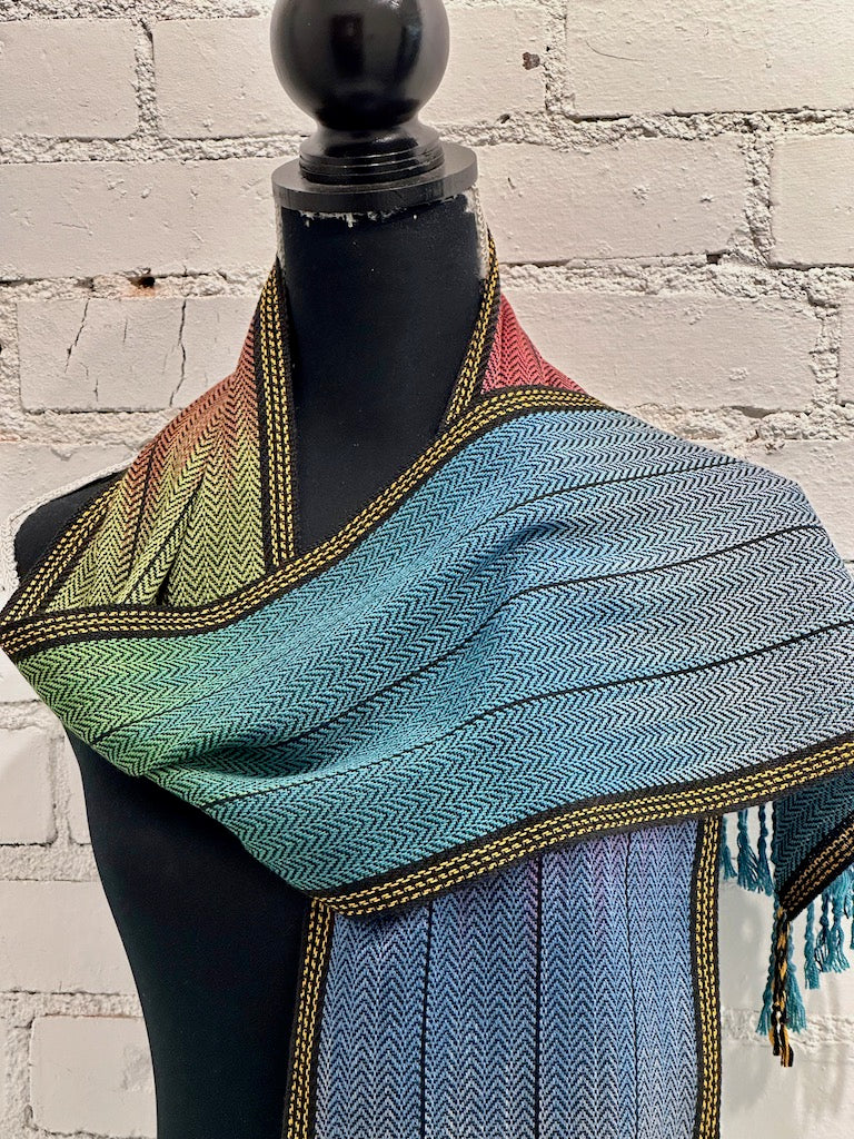 TENCEL, COTTON AND BAMBOOHand Woven Scarf - SS191B