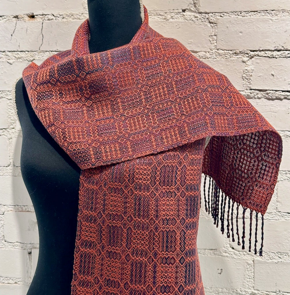 TENCEL HANDWOVEN SCARF - SS193A