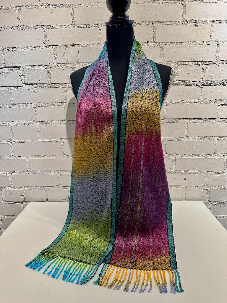 TENCEL AND BAMBOO HANDWOVEN SCARF - SS194A