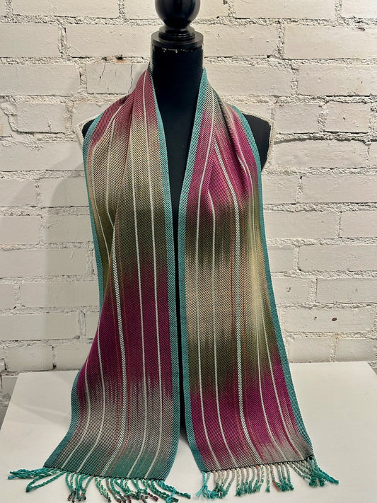 TENCEL, COTTON AND BAMBOO Hand Woven Scarf - SS203