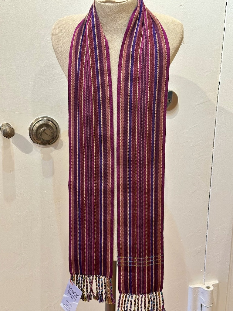 TENCEL AND SILK HANDWOVEN SCARF SS403