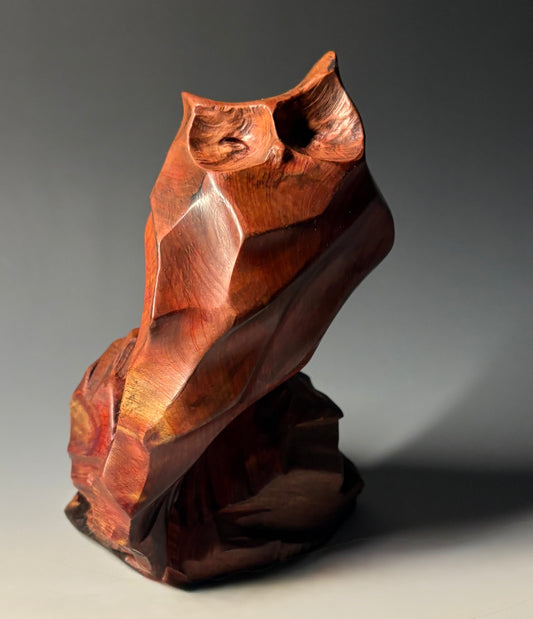 "SILENT ARIA" HAND CARVED EASTERN REDCEDAR SCULPTURE