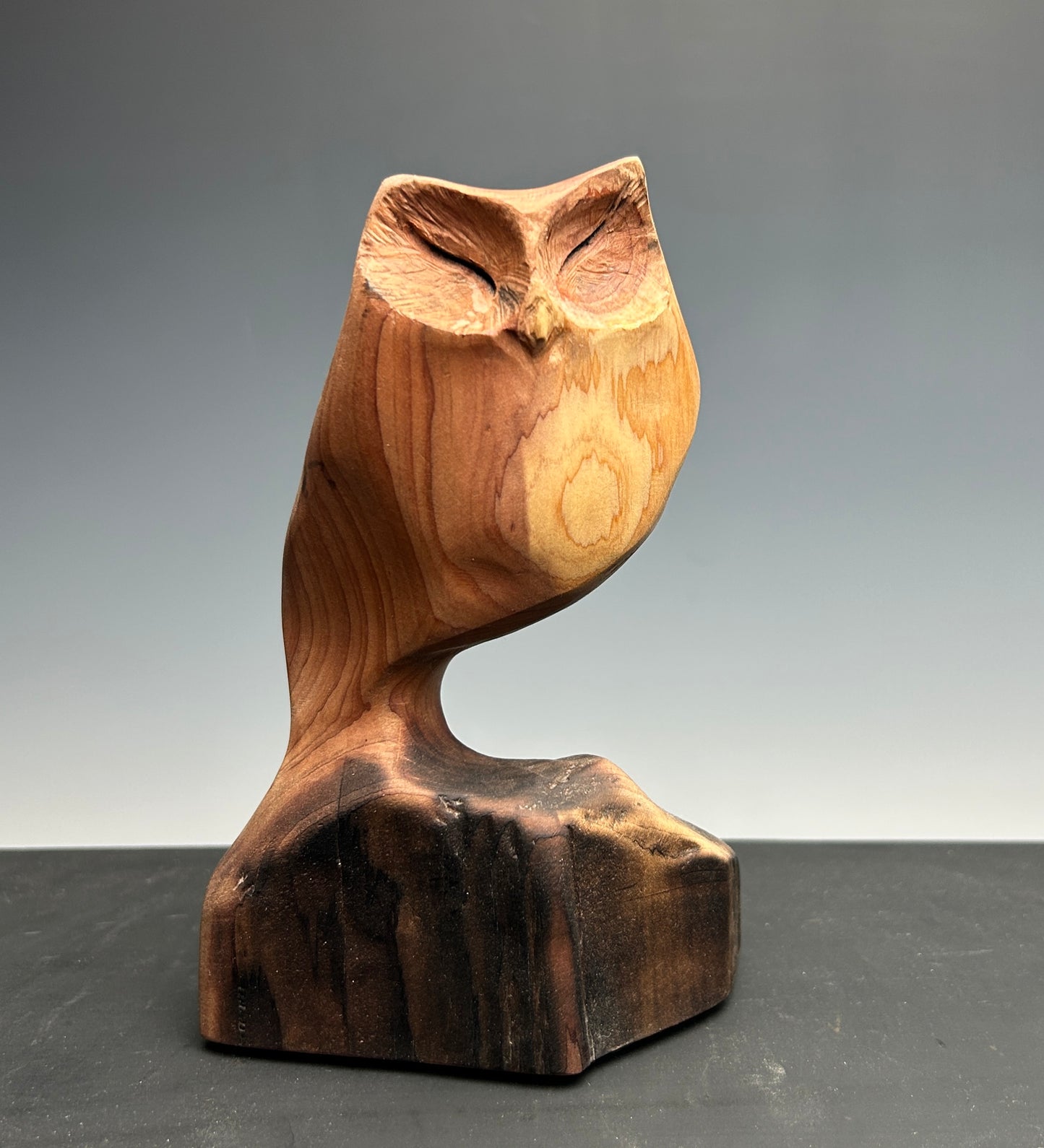 "SILENT DAWN" CEDAR WOOD SCULPTURE