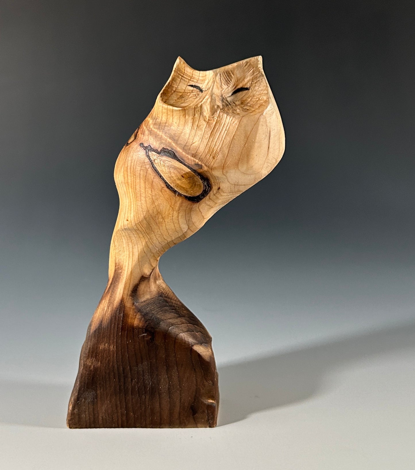 "STARDUST SONNET" WHITE CEDAR WOOD SCULPTURE