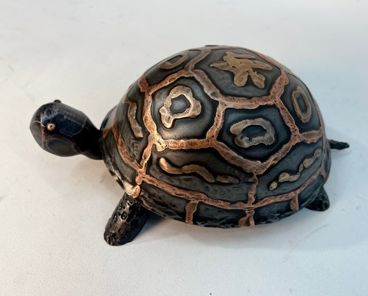 TURTLE 6 HAND FORGED METAL SCULPTURE